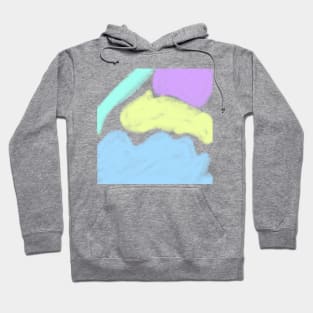 Colorful watercolor abstract texture art Hoodie